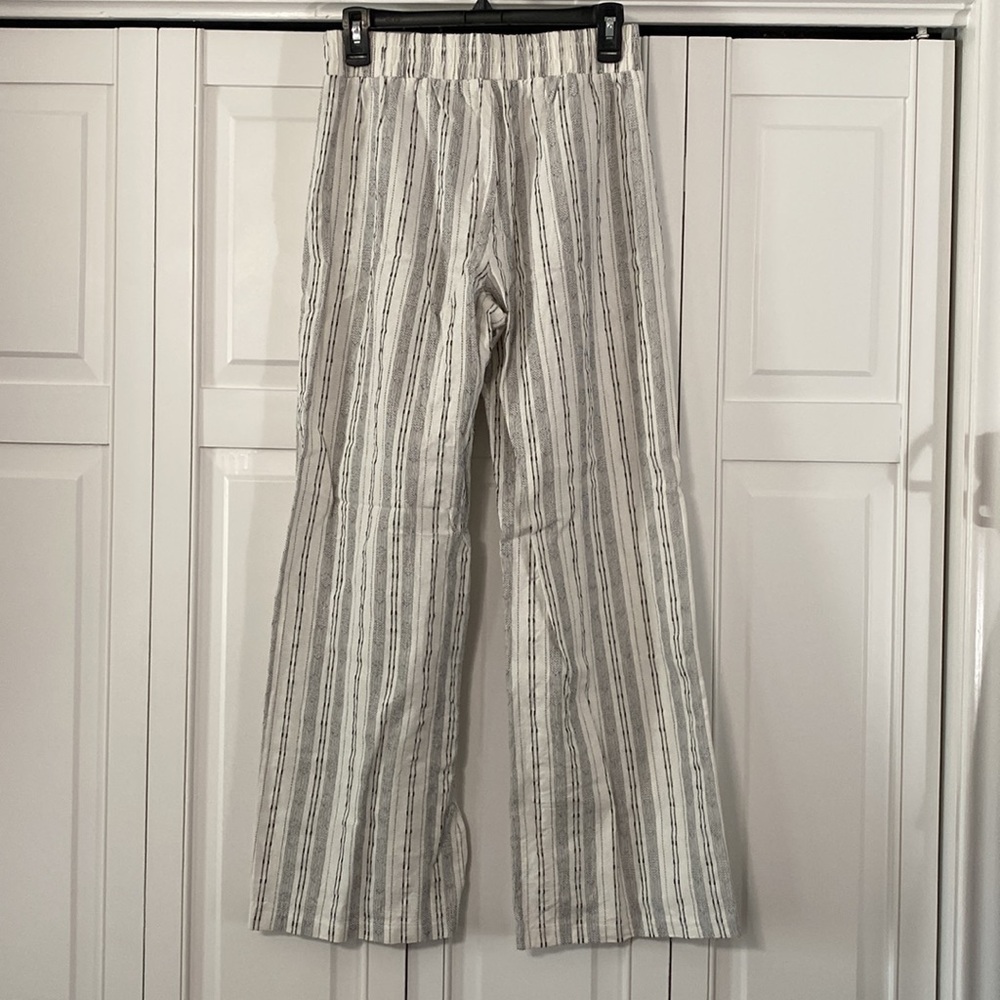 Women’s striped linen pants - Picture 4 of 5